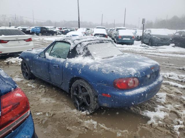 JM1NB353X10210143 - 2001 MAZDA MX-5 MIATA BASE BLUE photo 2