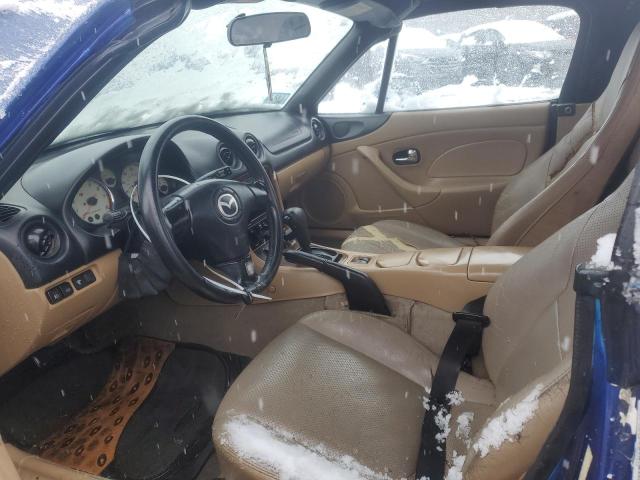 JM1NB353X10210143 - 2001 MAZDA MX-5 MIATA BASE BLUE photo 7