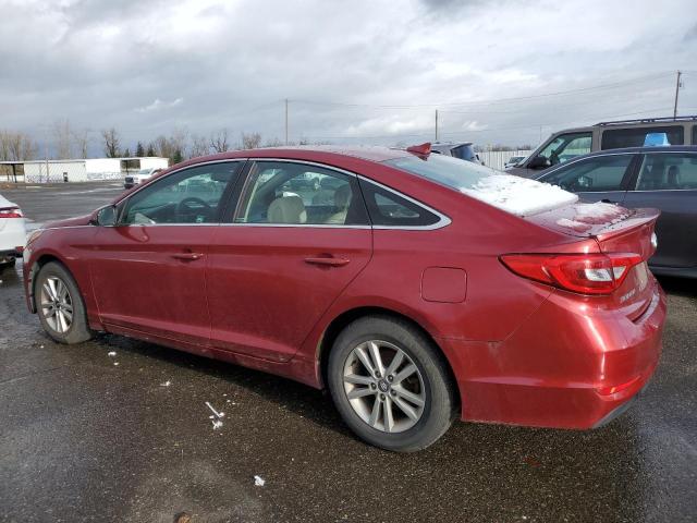 5NPE24AF2GH269835 - 2016 HYUNDAI SONATA SE RED photo 2