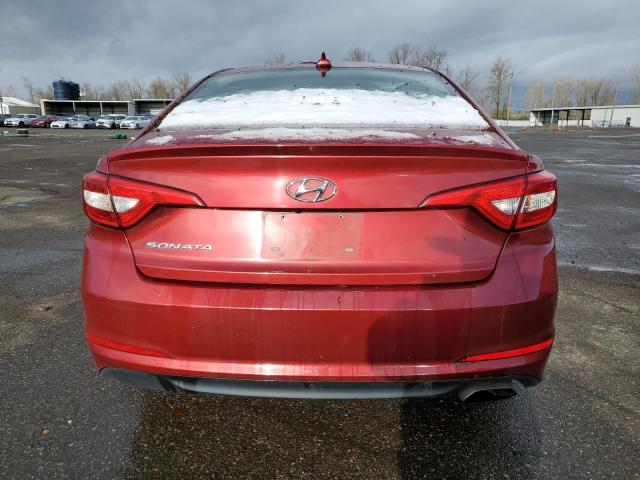 5NPE24AF2GH269835 - 2016 HYUNDAI SONATA SE RED photo 6