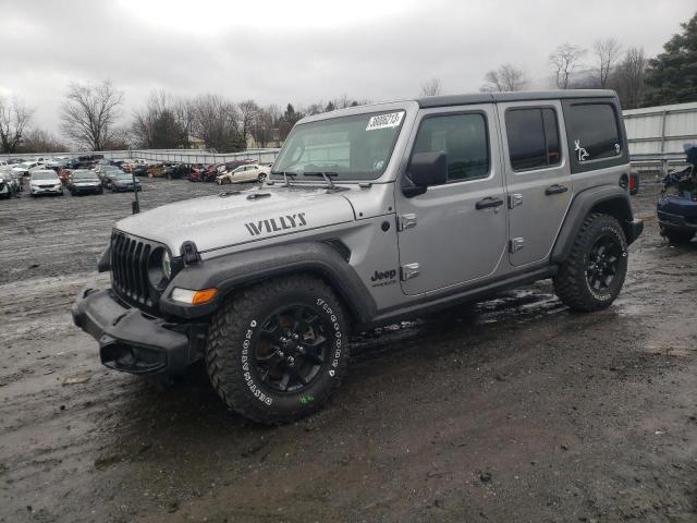 1C4HJXDG4MW719318 - 2021 JEEP WRANGLER U SPORT ნაცრისფერი ფოტო 1