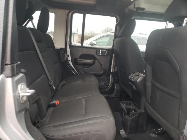 1C4HJXDG4MW719318 - 2021 JEEP WRANGLER U SPORT ნაცრისფერი ფოტო 10