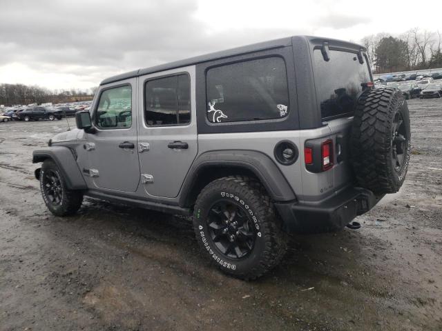 1C4HJXDG4MW719318 - 2021 JEEP WRANGLER U SPORT ნაცრისფერი ფოტო 2