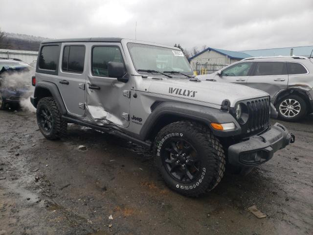 1C4HJXDG4MW719318 - 2021 JEEP WRANGLER U SPORT GRAY photo 4