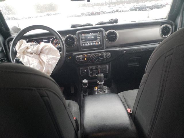 1C4HJXDG4MW719318 - 2021 JEEP WRANGLER U SPORT ნაცრისფერი ფოტო 8