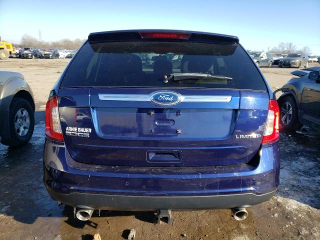 2FMDK3KC4BBB40862 - 2011 FORD EDGE LIMIT BLUE photo 6