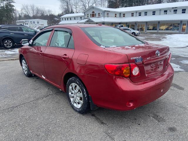 JTDBL40E099057424 - 2009 TOYOTA COROLLA BASE RED photo 3