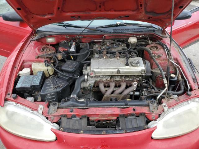 4A3AX35G8TE419189 - 1996 MITSUBISHI ECLIPSE SPYDER GS RED photo 11