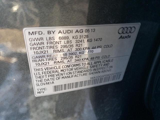 WA1DGAFE6DD016301 - 2013 AUDI Q7 PRESTIGE CHARCOAL photo 13