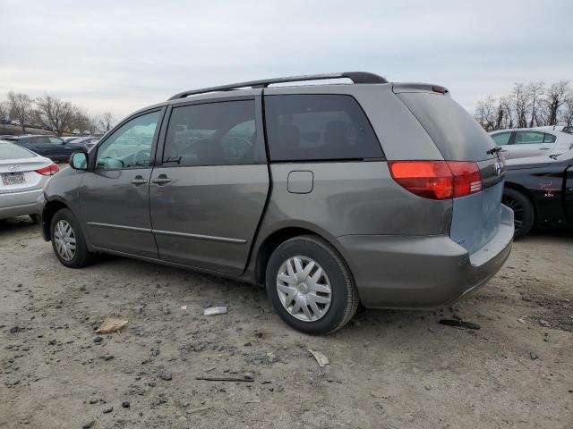 5TDZA23C35S342097 - 2005 TOYOTA SIENNA CE GRAY photo 2