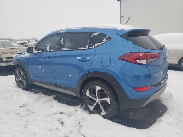 KM8J3CA2XHU454124 - 2017 HYUNDAI TUCSON LIMITED BLUE photo 2