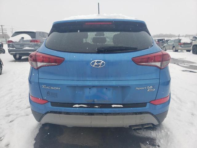 KM8J3CA2XHU454124 - 2017 HYUNDAI TUCSON LIMITED BLUE photo 6