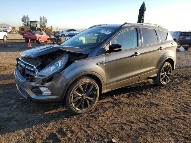 1FMCU0J91HUA61730 - 2017 FORD ESCAPE TITANIUM GRAY photo 1