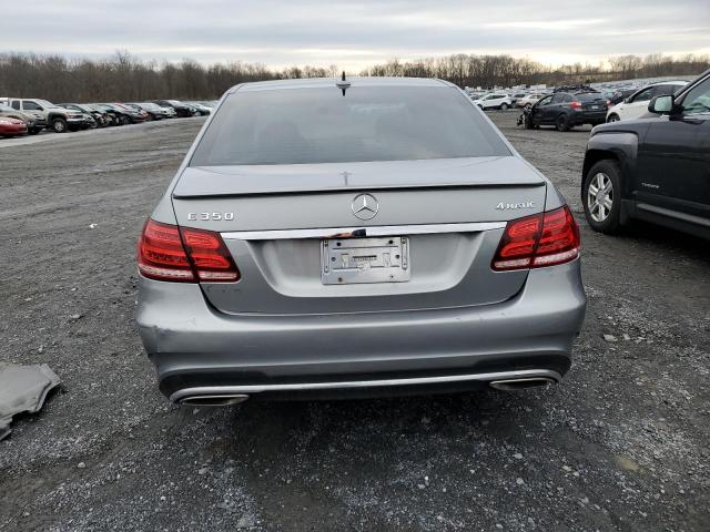 WDDHF8JB0EA906897 - 2014 MERCEDES-BENZ E 350 4MATIC GRAY photo 6