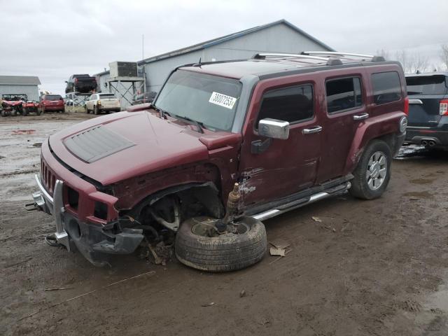 5GTDN13E878206641 - 2007 HUMMER H3 MAROON photo 1