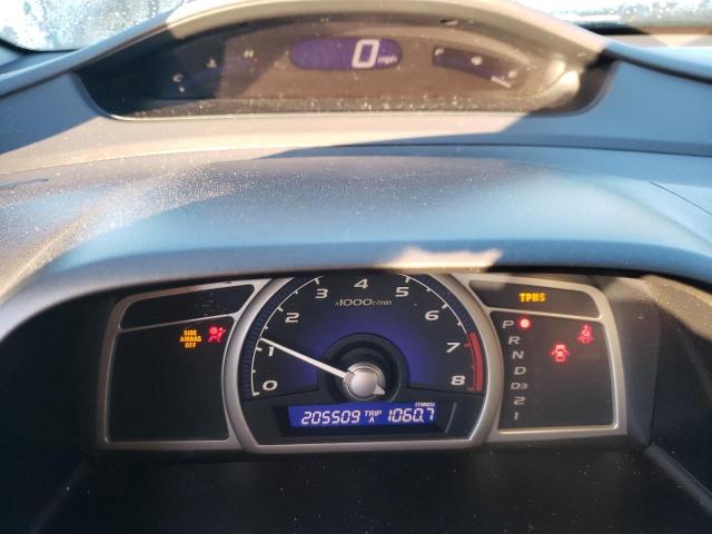 2HGFA1F98AH561502 - 2010 HONDA CIVIC EXL ნაცრისფერი ფოტო 9