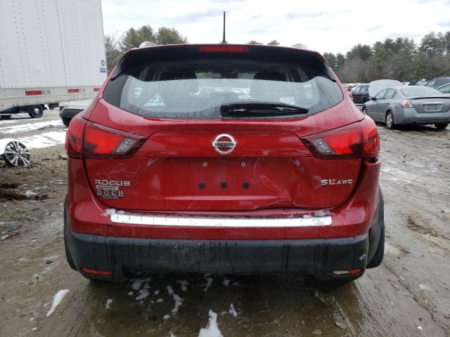 JN1BJ1CR6JW210769 - 2018 NISSAN ROGUE SPOR S RED photo 6