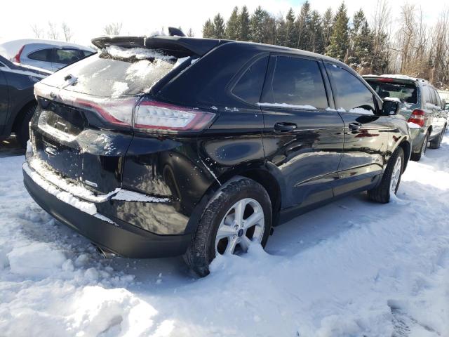 2FMPK4G90GBB43393 - 2016 FORD EDGE SE BLACK photo 3