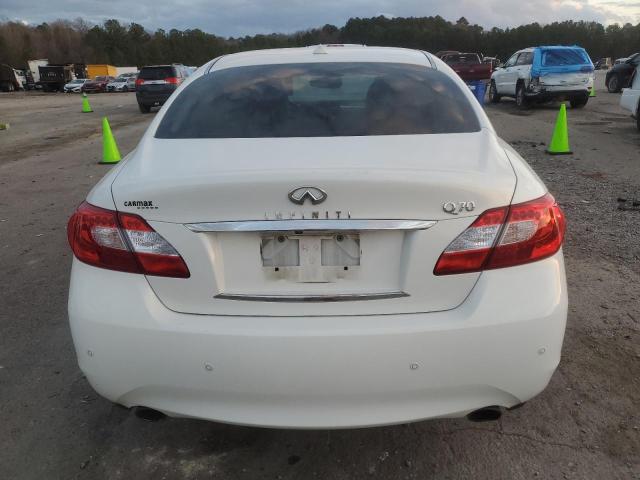 JN1BY1AP7EM260434 - 2014 INFINITI Q70 3.7 WHITE photo 6