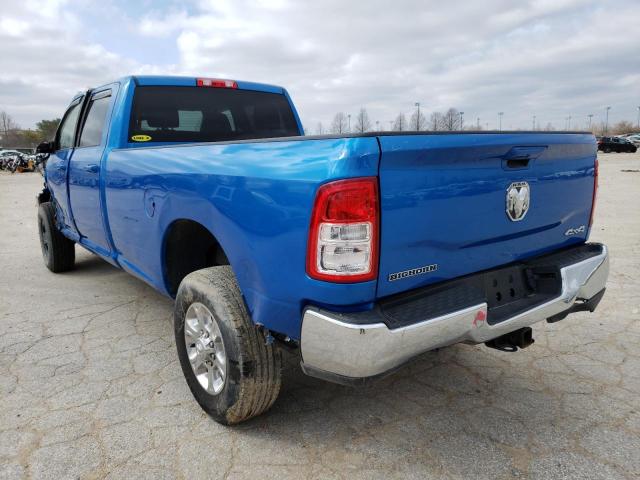 3C6UR5JL1MG526028 - 2021 RAM 2500 BIG HORN BLUE photo 2