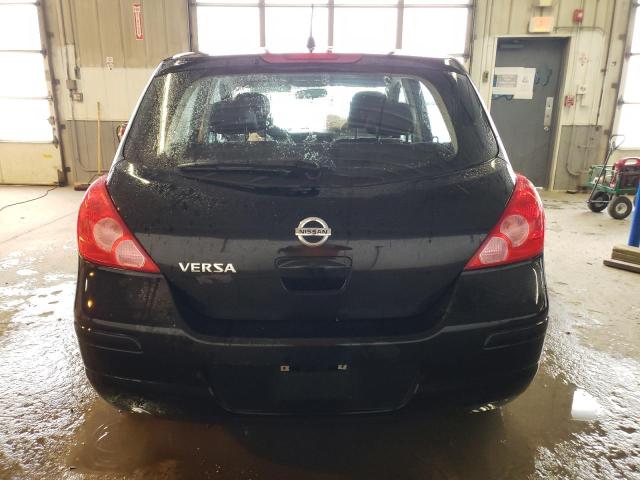 3N1BC13E67L361486 - 2007 NISSAN VERSA S BLACK photo 6