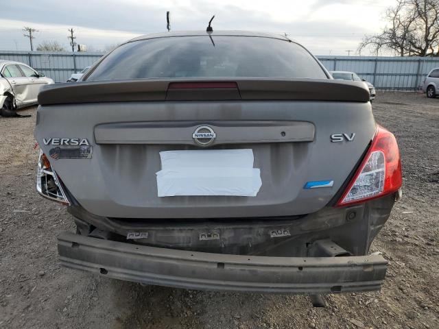 3N1CN7AP2DL829862 - 2013 NISSAN VERSA S GRAY photo 6