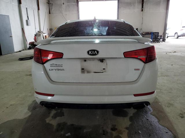 5XXGM4A74DG093552 - 2013 KIA OPTIMA LX WHITE photo 6