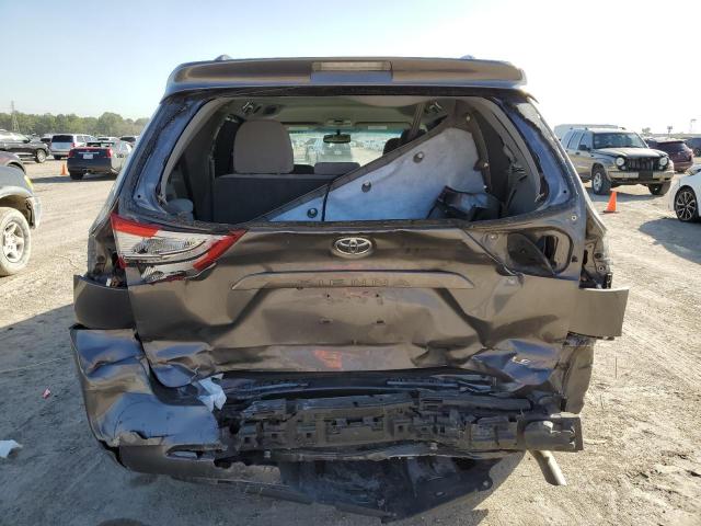 5TDKK3DCXFS541183 - 2015 TOYOTA SIENNA LE GRAY photo 6