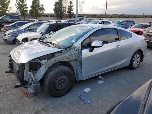 2HGFG3B57CH510945 - 2012 HONDA CIVIC LX SILVER photo 1