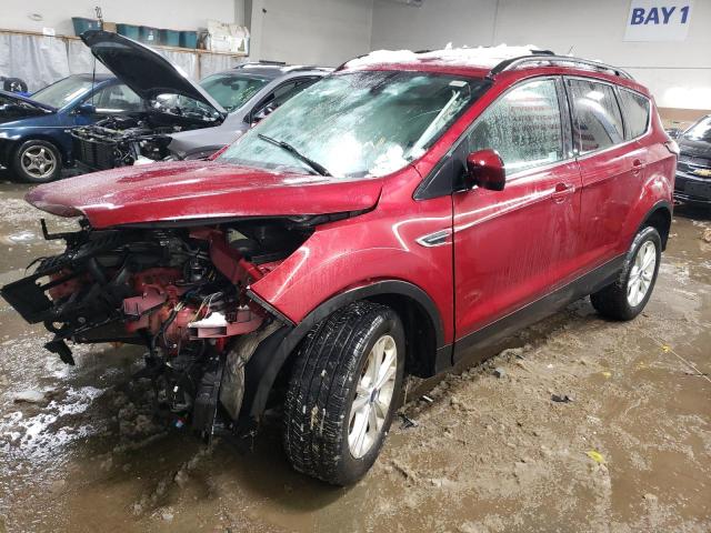 1FMCU9GD4JUA80374 - 2018 FORD ESCAPE SE RED photo 1