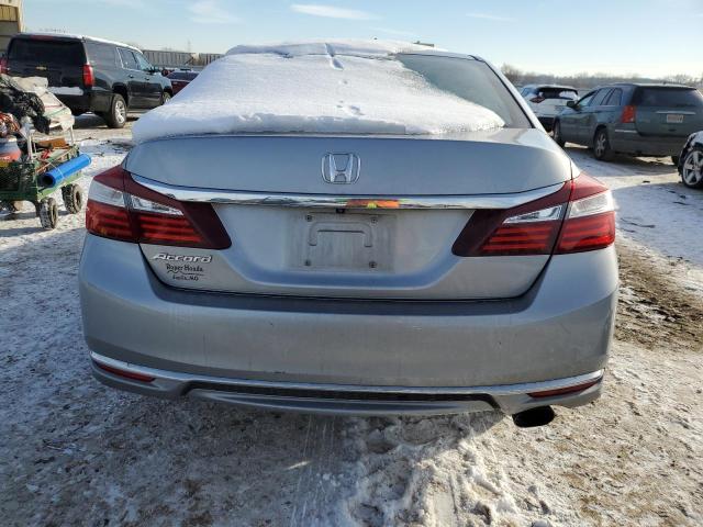 1HGCR2F82HA080260 - 2017 HONDA ACCORD EXL SILVER photo 6