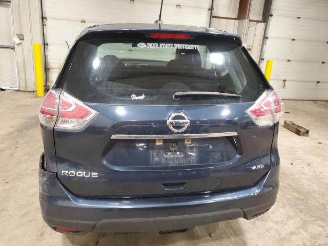 5N1AT2MV2GC824339 - 2016 NISSAN ROGUE S BLUE photo 6