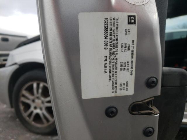 1G2ZG558064100619 - 2006 PONTIAC G6 SE1 SILVER photo 12