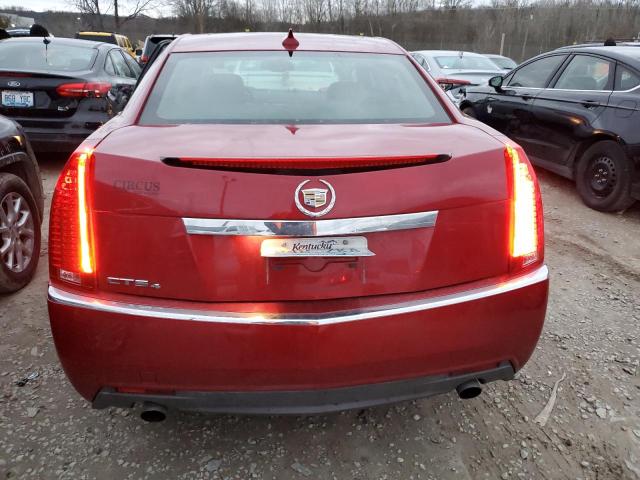 1G6DG5EG6A0120762 - 2010 CADILLAC CTS LUXURY COLLECTION RED photo 6