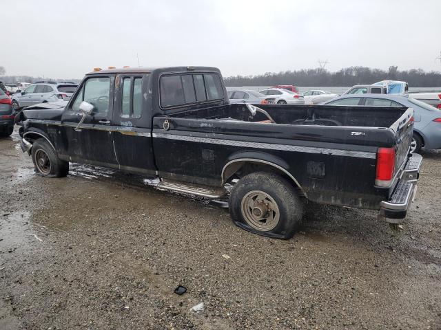 1FTHX25H2LKA09672 - 1990 FORD F250 BLACK photo 2