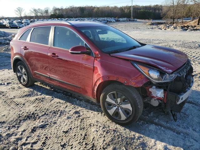 KNDCC3LC8H5074731 - 2017 KIA NIRO EX RED photo 4