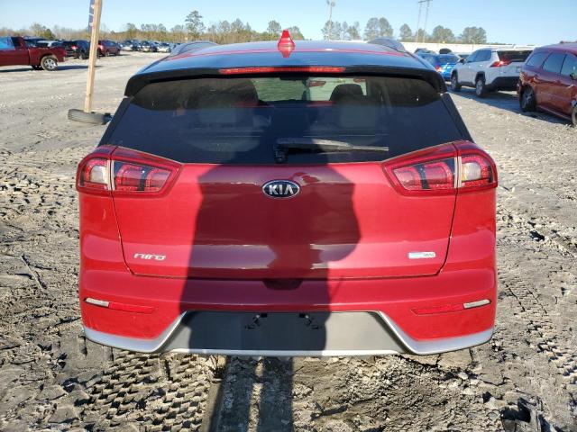 KNDCC3LC8H5074731 - 2017 KIA NIRO EX RED photo 6