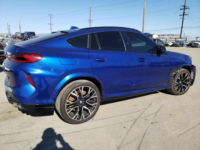 5YMCY0C03L9C70366 - 2020 BMW X6 M BLUE photo 3