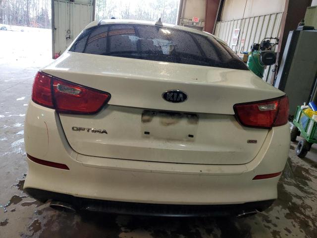 KNAGM4A79E5524129 - 2014 KIA OPTIMA LX WHITE photo 6