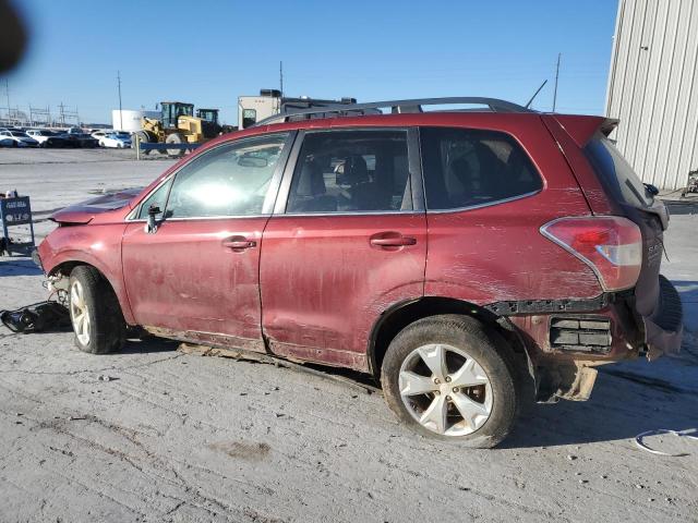 JF2SJARCXFH807808 - 2015 SUBARU FORESTER 2.5I LIMITED RED photo 2