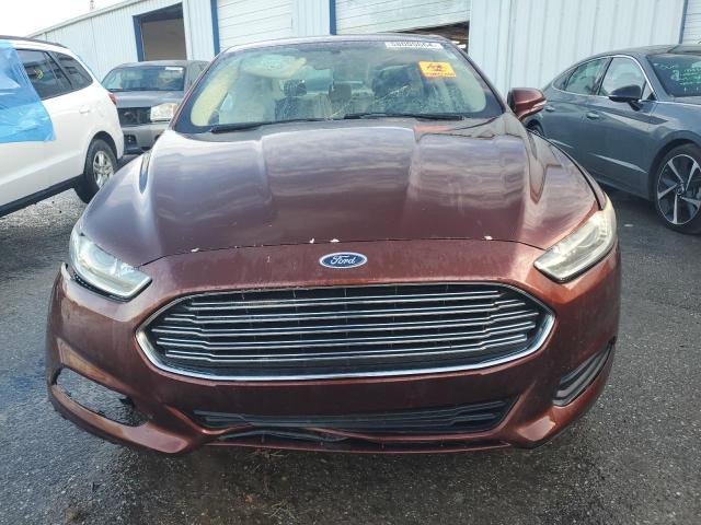 3FA6P0HDXFR167333 - 2015 FORD FUSION SE BURGUNDY photo 5