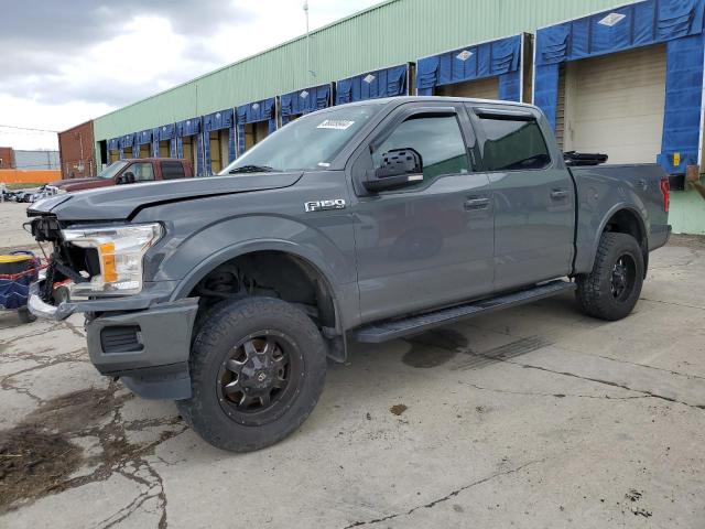 1FTEW1EP6JFC83809 - 2018 FORD F150 SUPERCREW GRAY photo 1