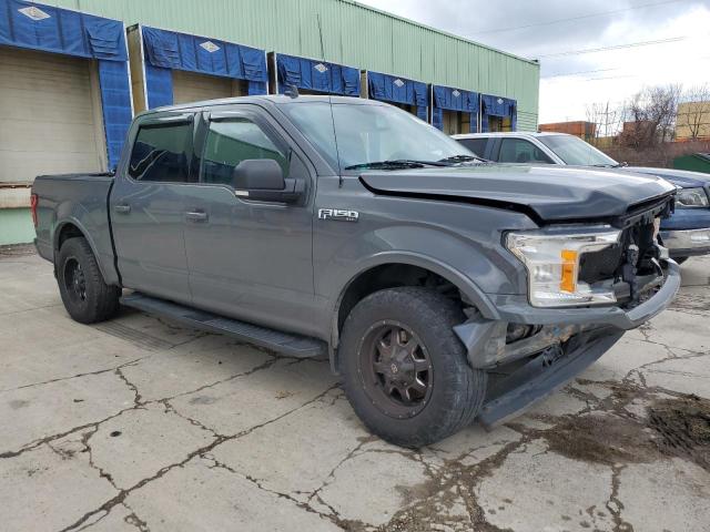1FTEW1EP6JFC83809 - 2018 FORD F150 SUPERCREW GRAY photo 4