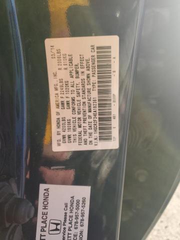 1HGCR2F34EA192381 - 2014 HONDA ACCORD LX BLUE photo 13