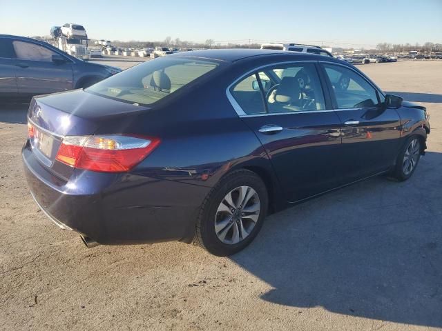 1HGCR2F34EA192381 - 2014 HONDA ACCORD LX BLUE photo 3