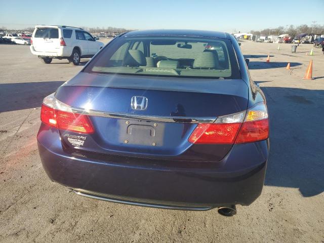 1HGCR2F34EA192381 - 2014 HONDA ACCORD LX BLUE photo 6