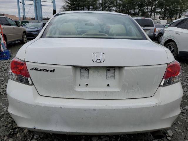 1HGCP26319A183097 - 2009 HONDA ACCORD LX WHITE photo 6