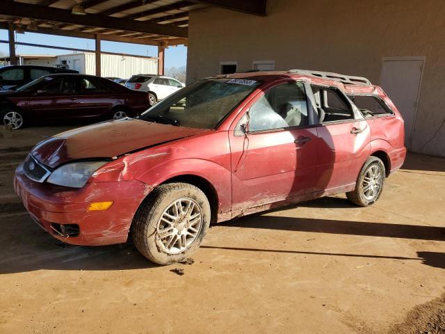 1FAHP36NX5W170086 - 2005 FORD FOCUS ZXW MAROON photo 1