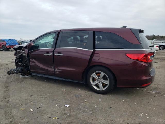 5FNRL6H52KB133171 - 2019 HONDA ODYSSEY EX BURGUNDY photo 2