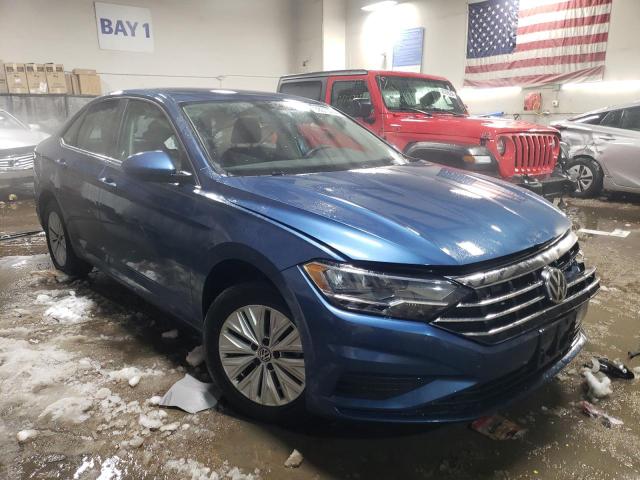 3VWCB7BU0LM018383 - 2020 VOLKSWAGEN JETTA S BLUE photo 4